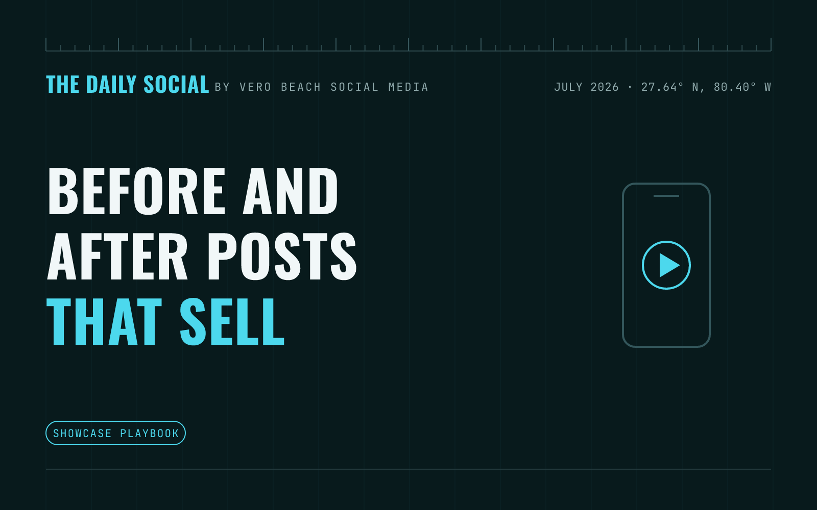 The Daily Social branded cover: How to Use Before and After Posts to Showcase Your Small Business Work, by Vero Beach Social Media